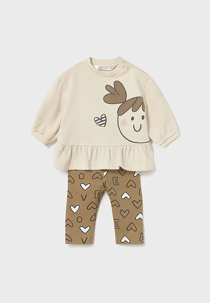 MAYORAL NEWBORN Completo MAYORAL NEWBORN da NEONATA - Arachide