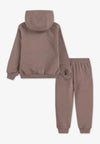 NIKE Felpa NIKE da BAMBINA - BROWN