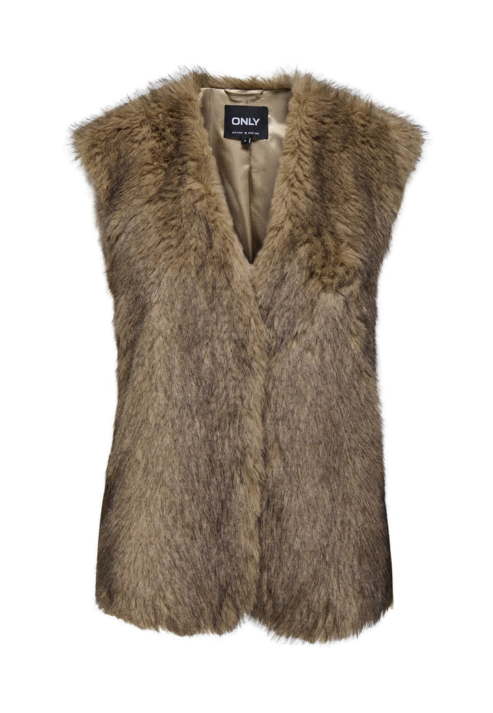 ONLY Gilet ONLY da DONNA - BROWN
