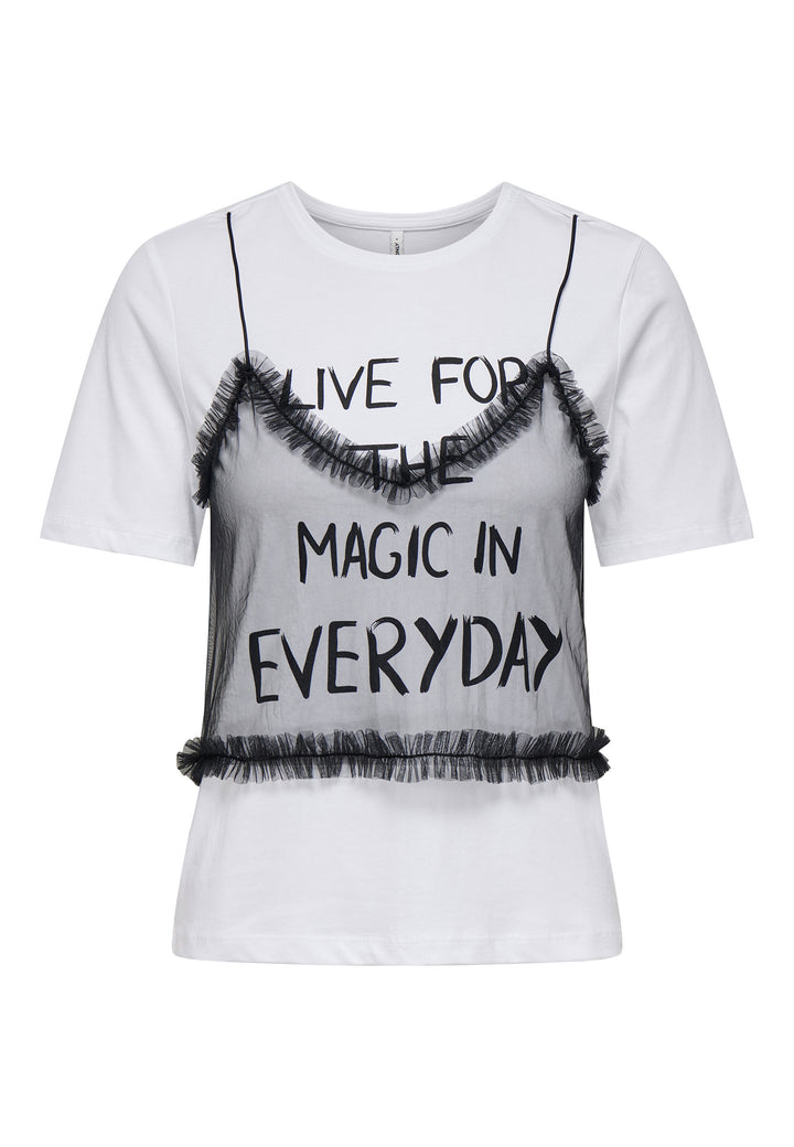ONLY Top ONLY da DONNA - WHITE