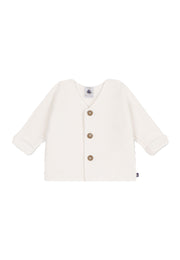 Cardigan neonato avorio Petit Bateau – A0CES