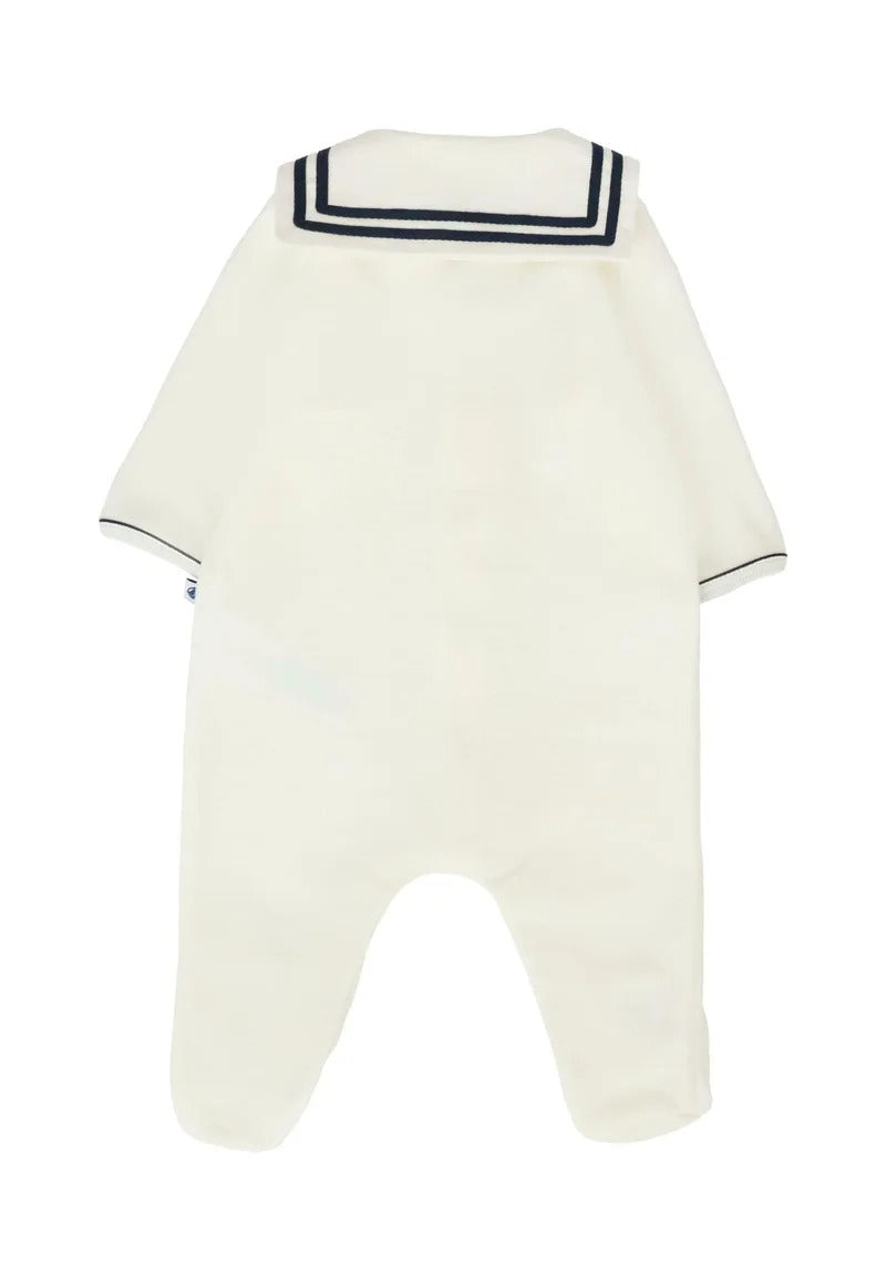 PETIT BATEAU Tutina PETIT BATEAU da NEONATI - Marshmallow