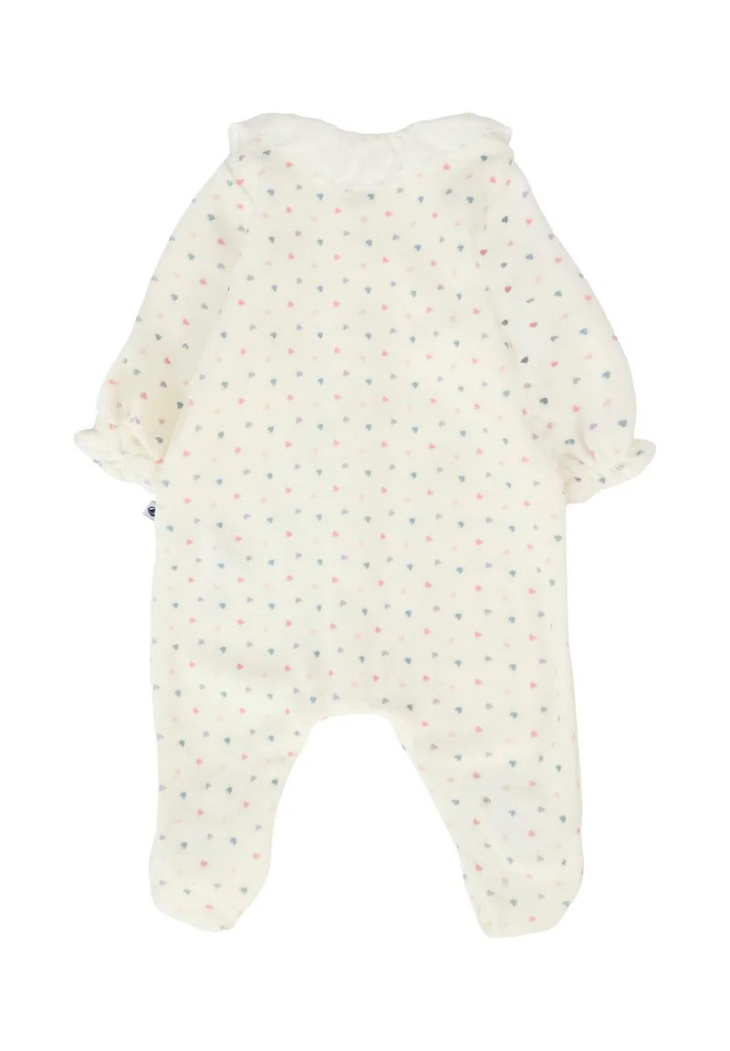 PETIT BATEAU Tutina PETIT BATEAU da NEONATA - Marshmallow