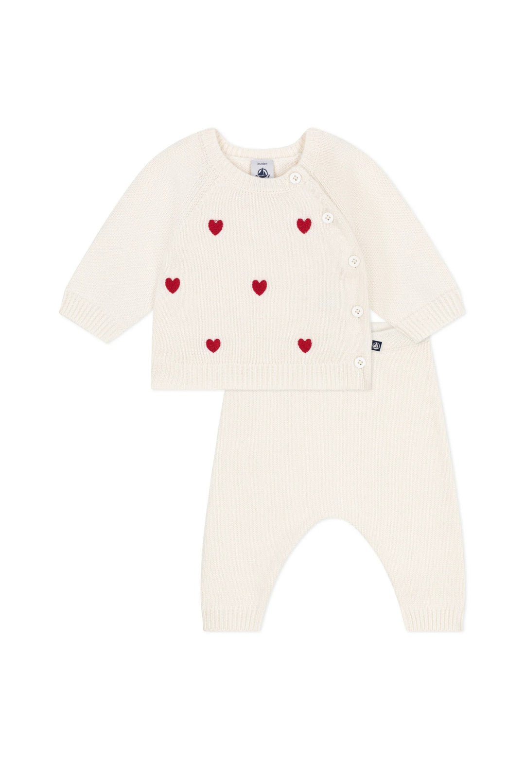 PETIT BATEAU Completo PETIT BATEAU da NEONATI - Marshmallow