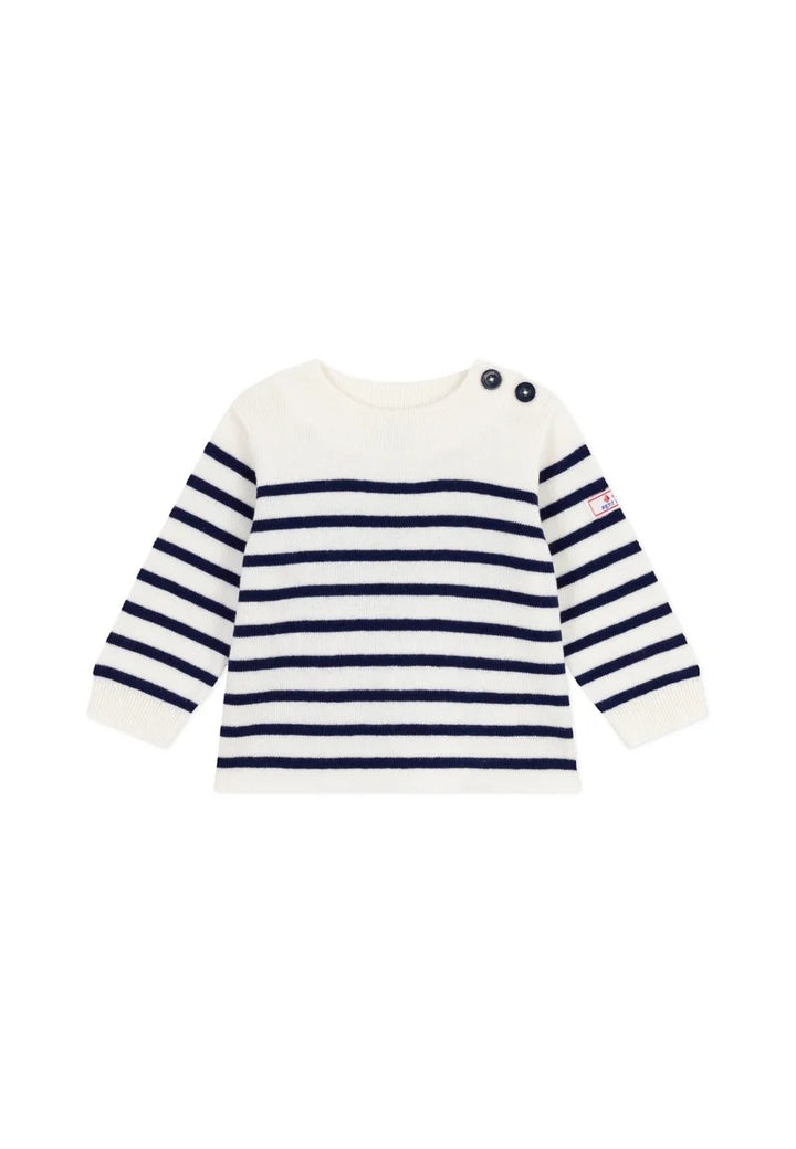PETIT BATEAU Pullover PETIT BATEAU da BAMBINO - Marshmallow
