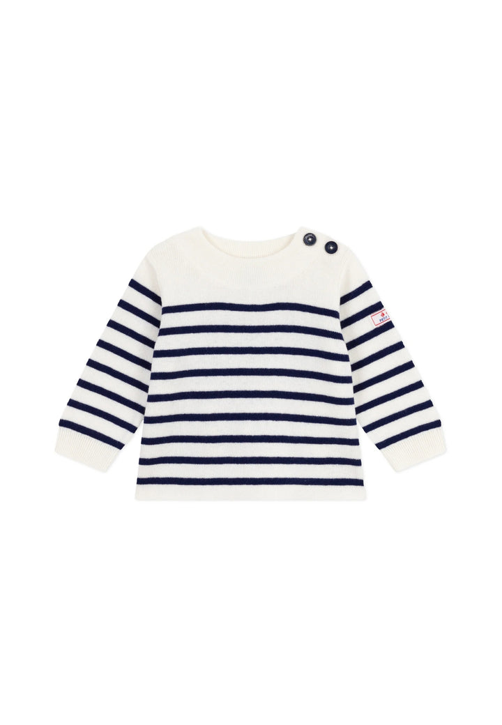 PETIT BATEAU Pullover PETIT BATEAU da BAMBINO - Marshmallow