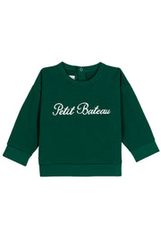 Felpa PETIT BATEAU da BAMBINO - Evergreen