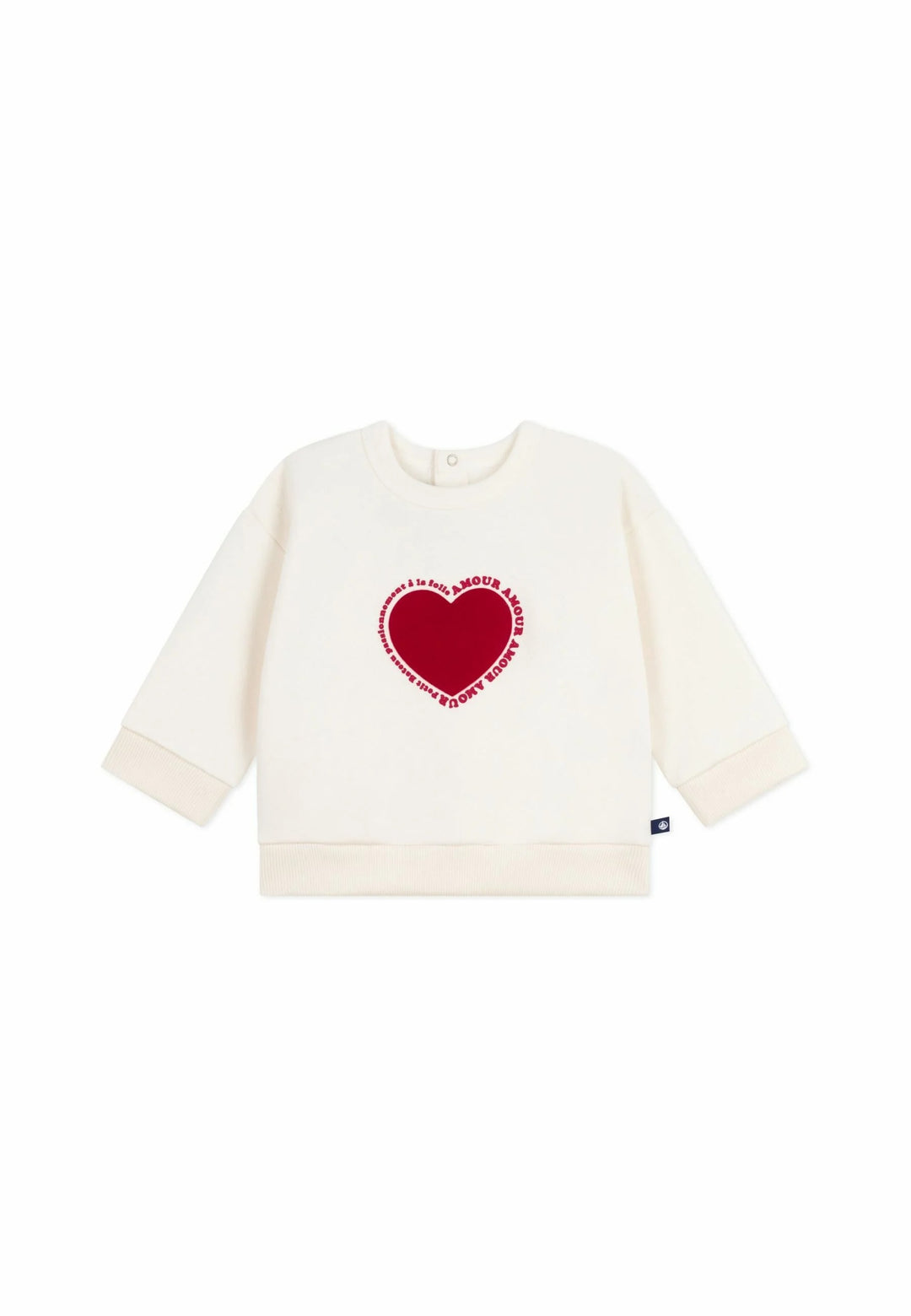 PETIT BATEAU Felpa PETIT BATEAU da BAMBINA - Milk