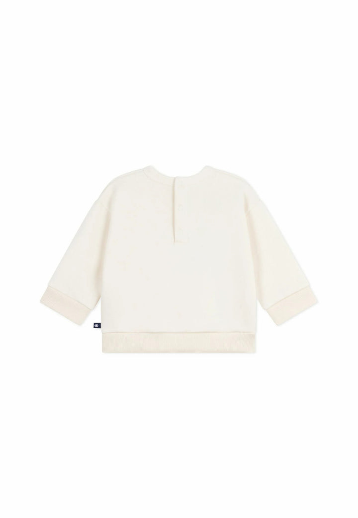 PETIT BATEAU Felpa PETIT BATEAU da BAMBINA - Milk