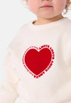 PETIT BATEAU Felpa PETIT BATEAU da BAMBINA - Milk
