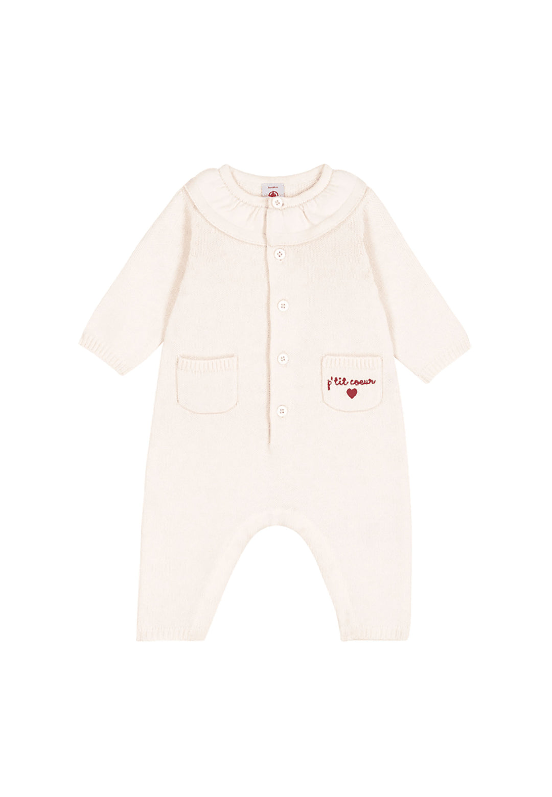 PETIT BATEAU Tutina PETIT BATEAU da NEONATA - Marshmallow