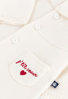 PETIT BATEAU Tutina PETIT BATEAU da NEONATA - Marshmallow