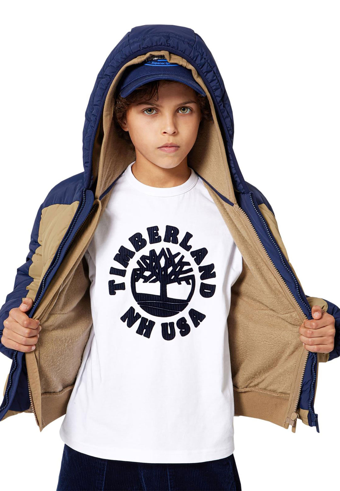 TIMBERLAND T-shirt TIMBERLAND da BAMBINO - Bianco