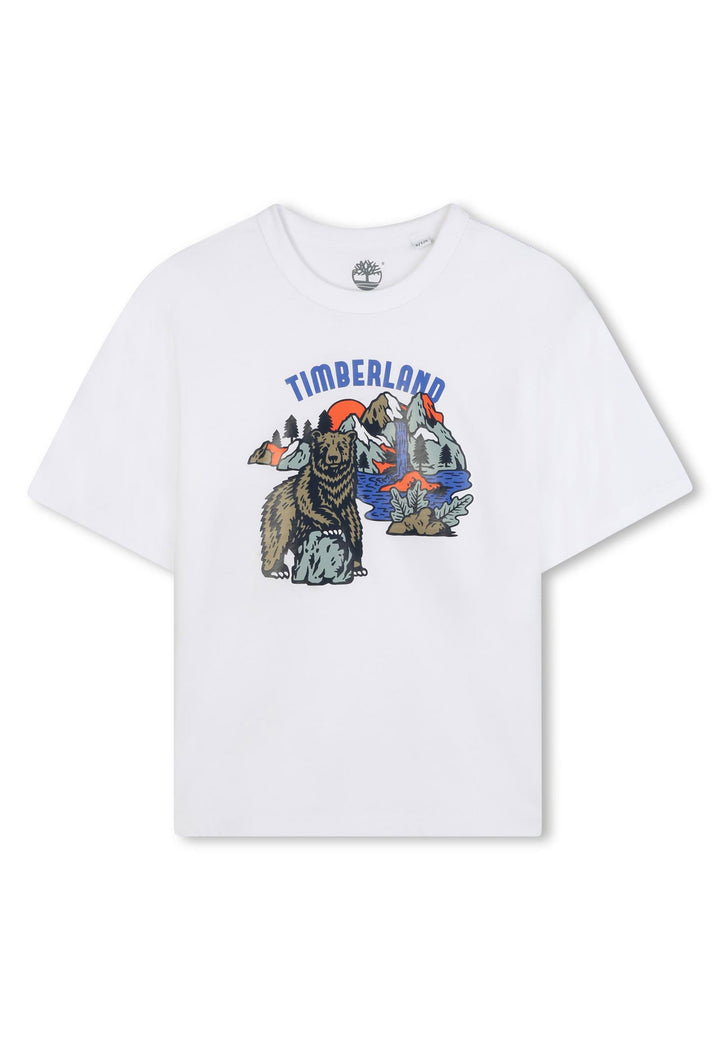 TIMBERLAND T-shirt TIMBERLAND da BAMBINO - Bianco
