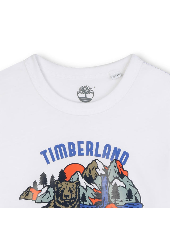 TIMBERLAND T-shirt TIMBERLAND da BAMBINO - Bianco