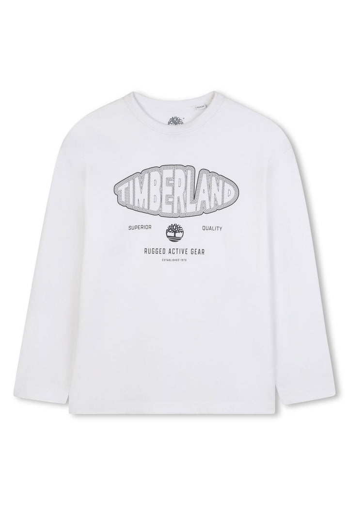 TIMBERLAND T-shirt TIMBERLAND da BAMBINO - Bianco