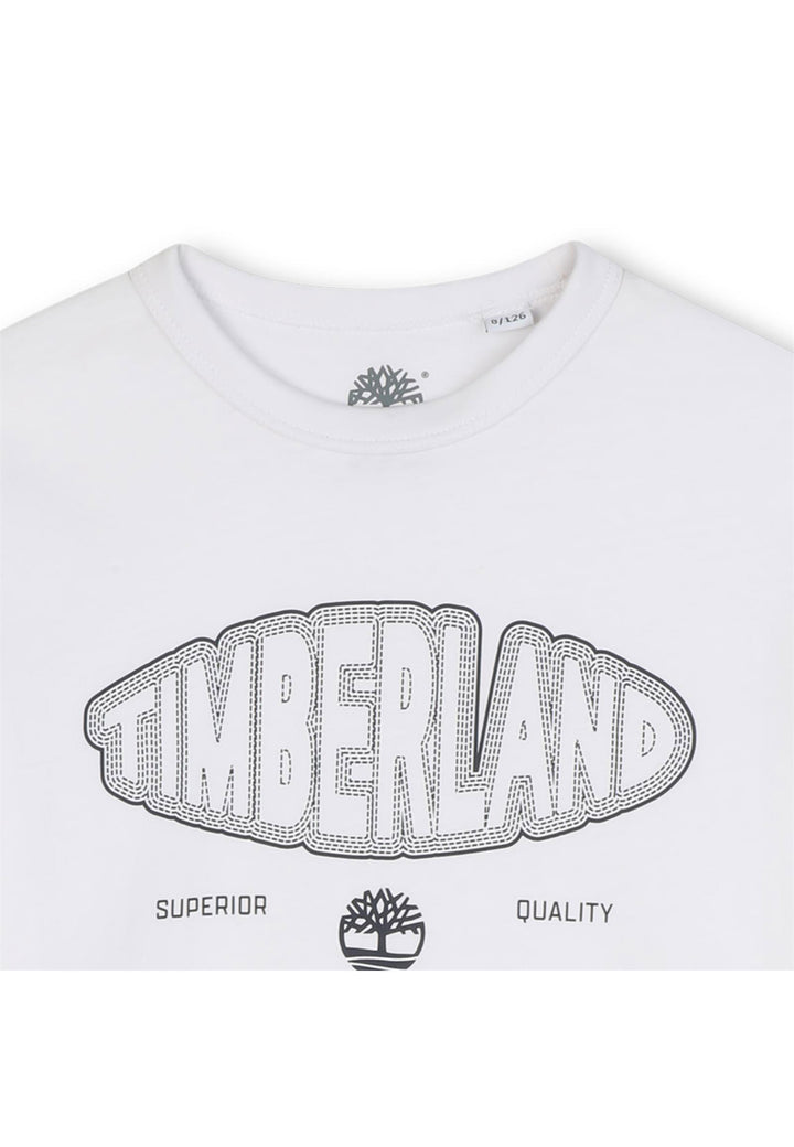 TIMBERLAND T-shirt TIMBERLAND da BAMBINO - Bianco