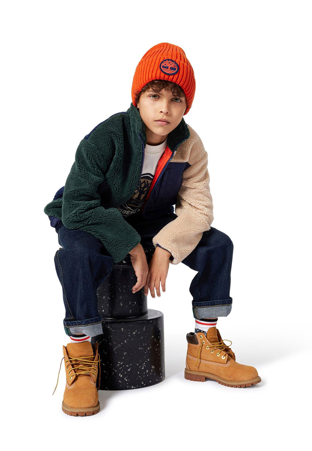 TIMBERLAND Cardigan TIMBERLAND da BAMBINO - Verde