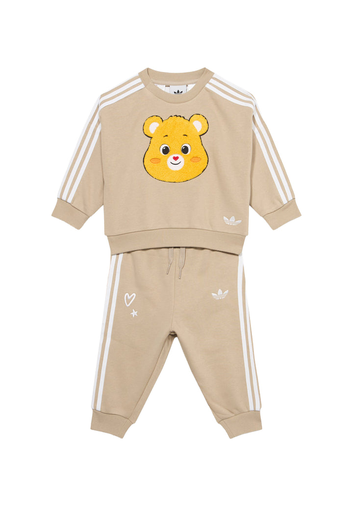 Completo bambini Adidas KU8541 – Beige – vista principale