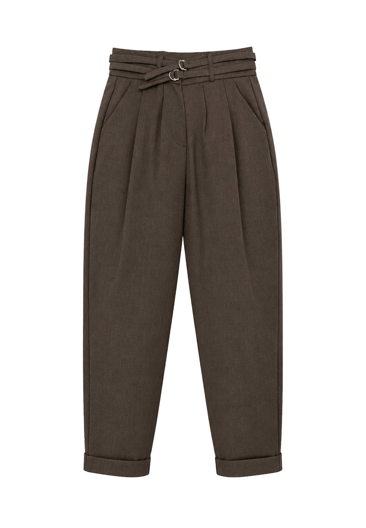 Pantalone bambina moro Amiuni AG261564SPN vista principale