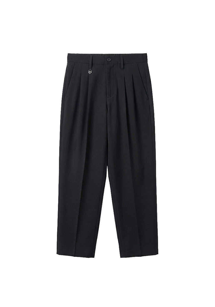 Pantaloni neri Antony Morato bambino vista frontale con pinces