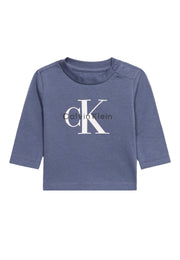 T-shirt bambini Nightshadow Blue Calvin Klein Jeans – LV1CKTJA49