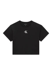 T-shirt bambina nera Calvin Klein Jeans – LVCKSJA16G
