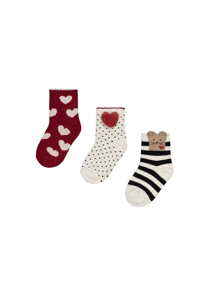 Calzini da bambina Mayoral 10250 multicolore - vista frontale