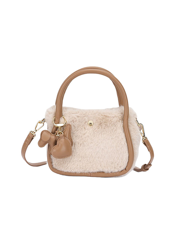 Borsa da bambina Mayoral 10320 panna - vista frontale