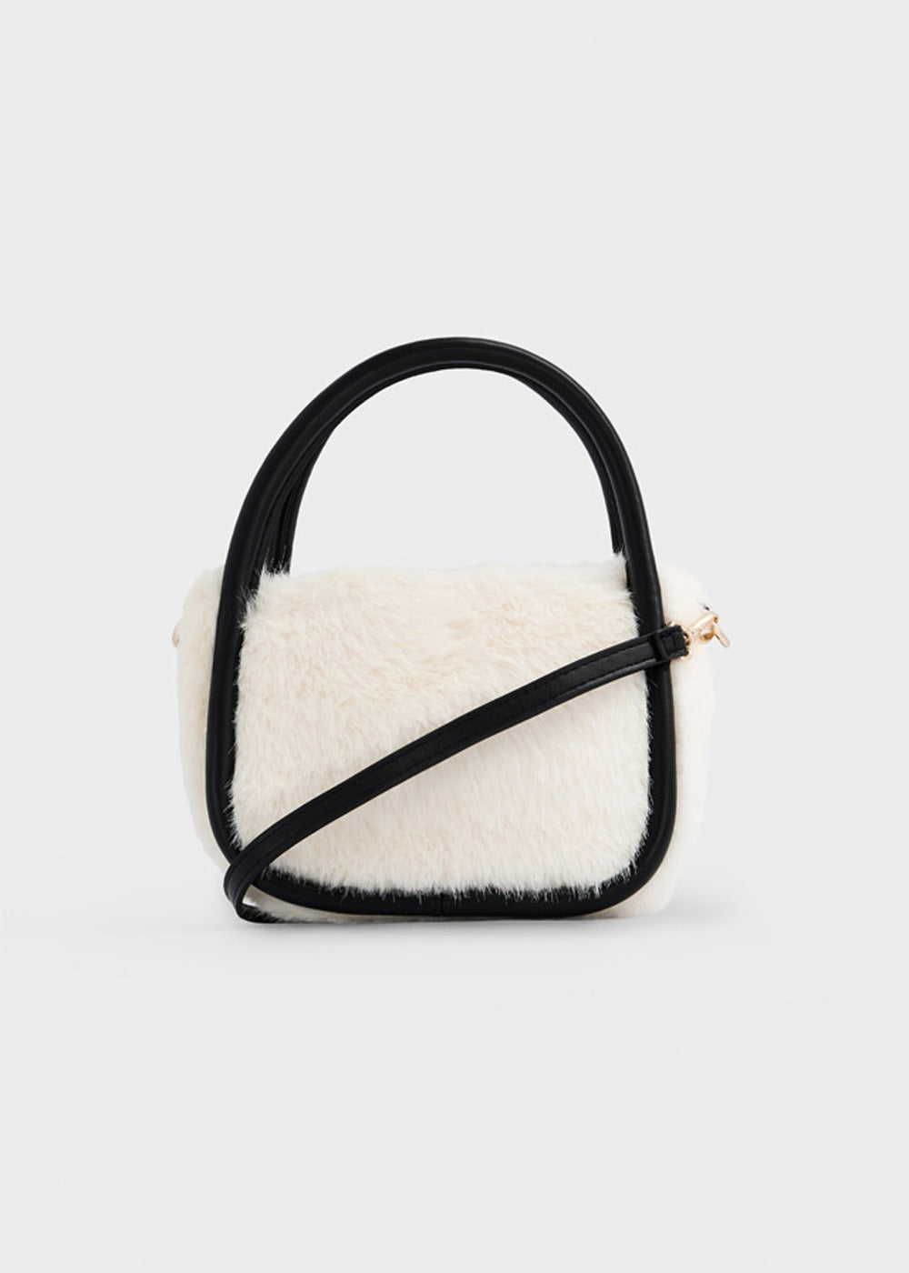 Borsa da bambina Mayoral 10320 bianco e nero - dettaglio 1