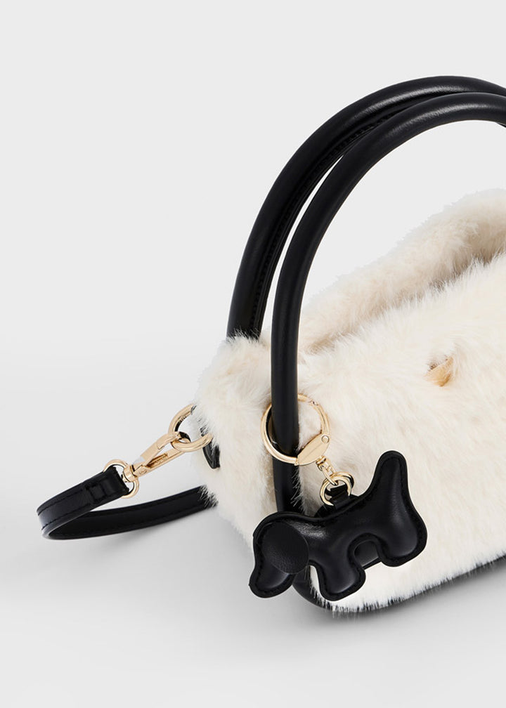 Borsa da bambina Mayoral 10320 bianco e nero - dettaglio 2