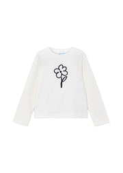 T-Shirt bambina Bianco Mayoral – 178