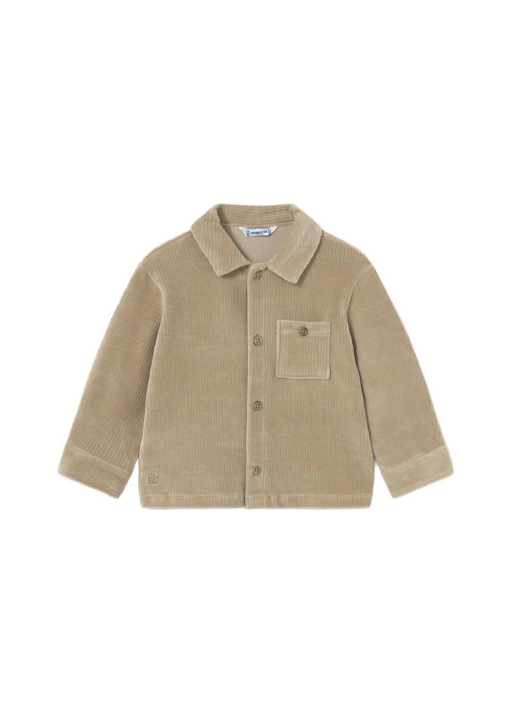 Camicia da bambino Mayoral 2107 beige - vista frontale
