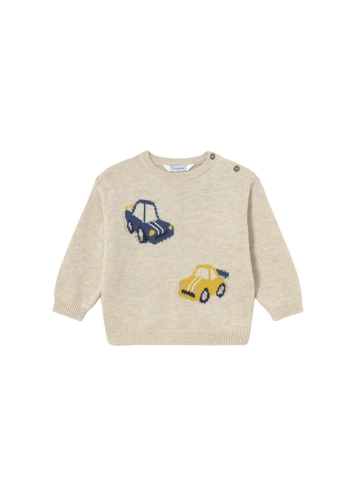 Pullover da bambino Mayoral 2371 beige - vista frontale