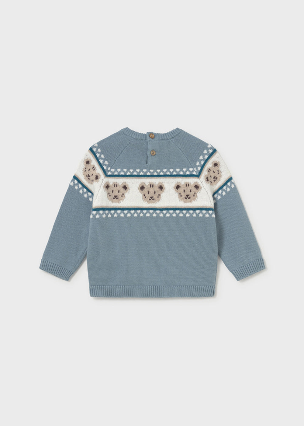Pullover da bambino Mayoral 2375 azzurro fantasia - dettaglio 1