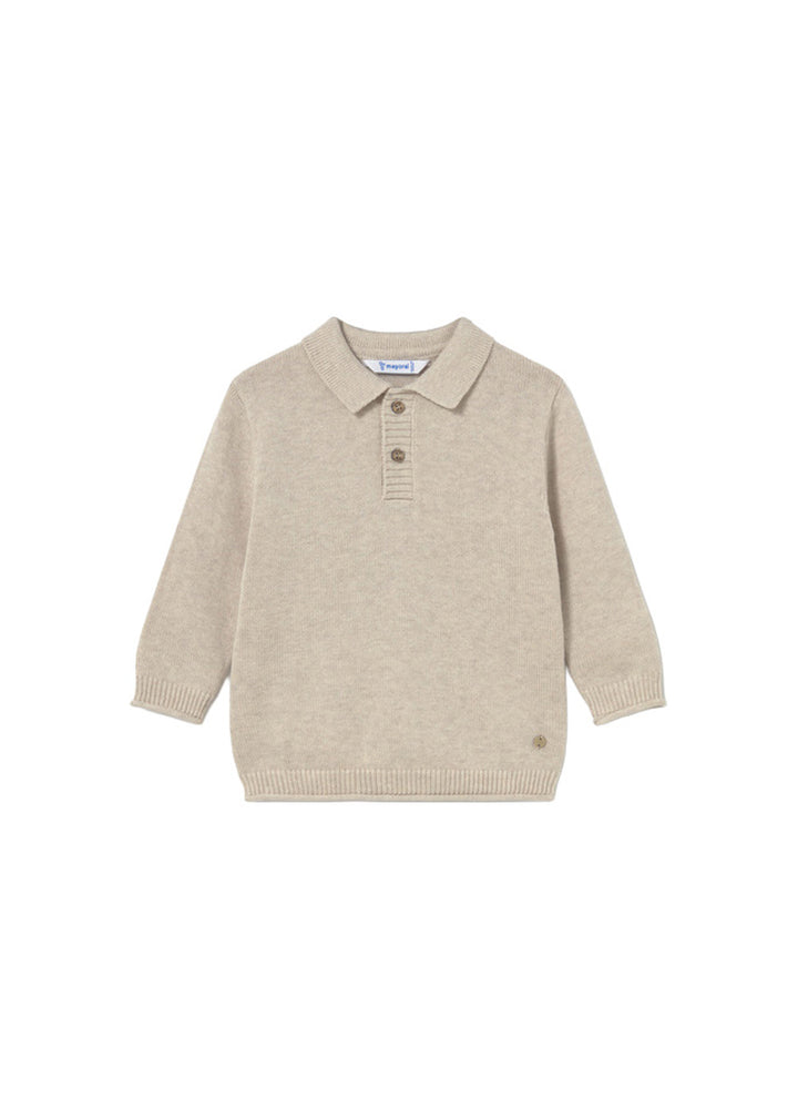 Pullover da bambino Mayoral 2376 beige - vista frontale