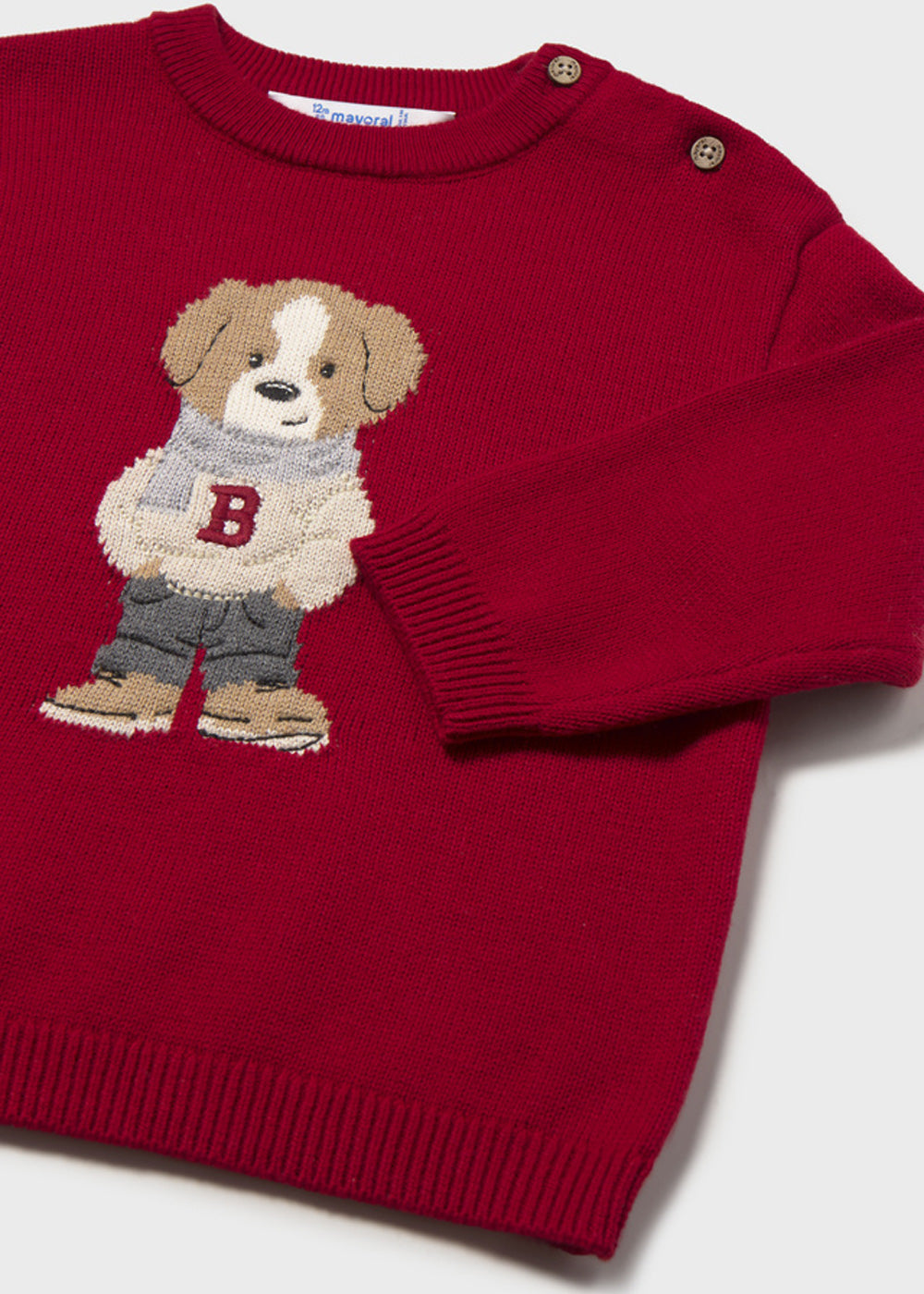 Pullover da bambino Mayoral 2377 rosso - dettaglio 2