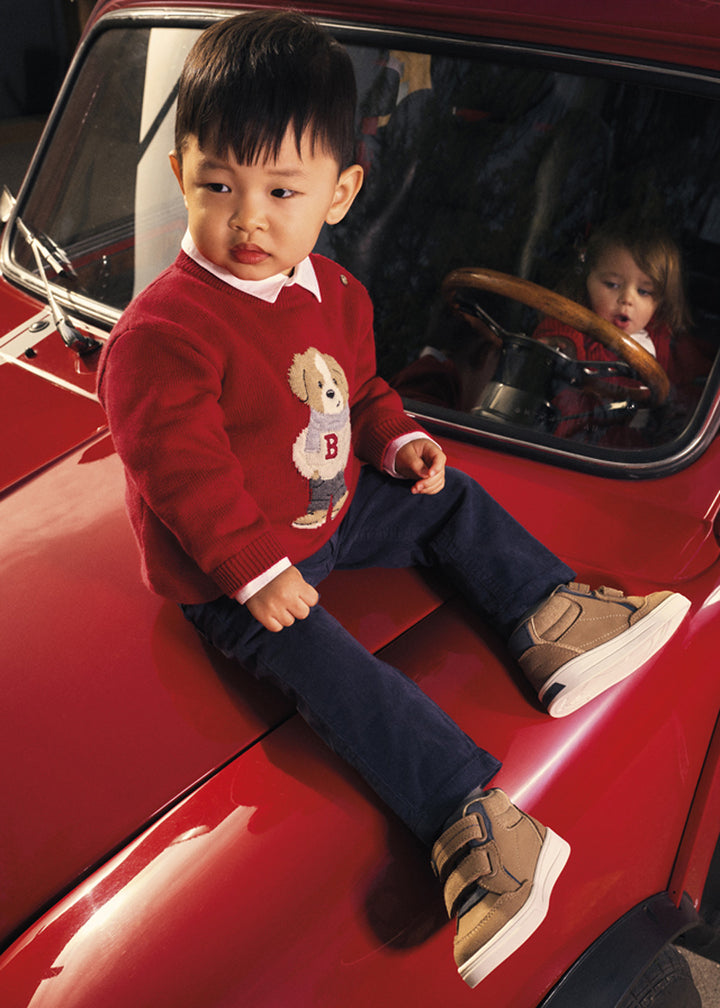 Pullover da bambino Mayoral 2377 rosso - dettaglio 3