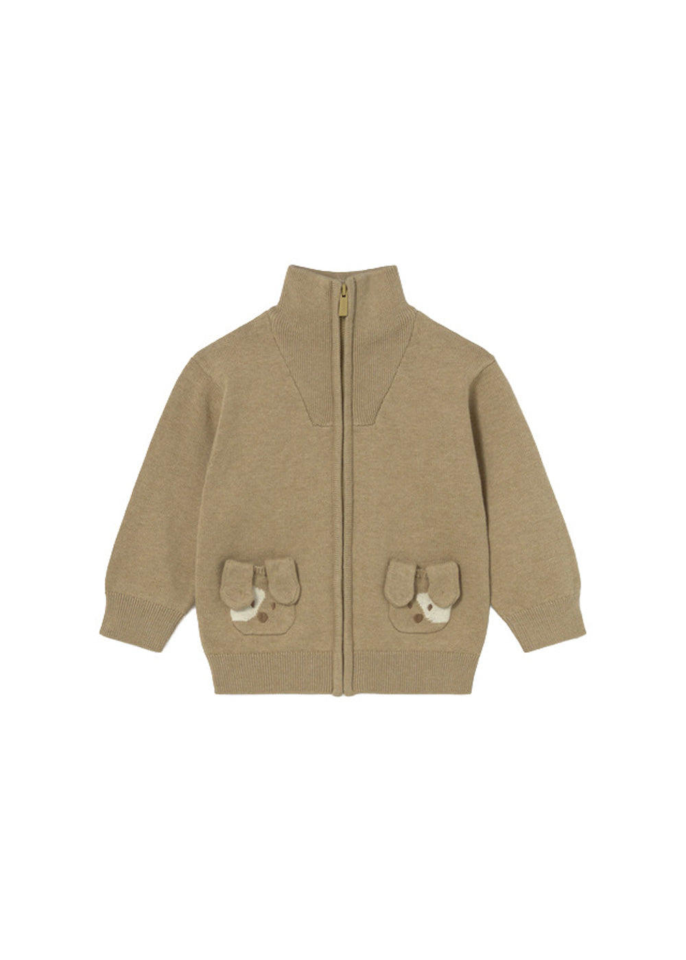 Felpa da bambino Mayoral 2381 beige - vista frontale