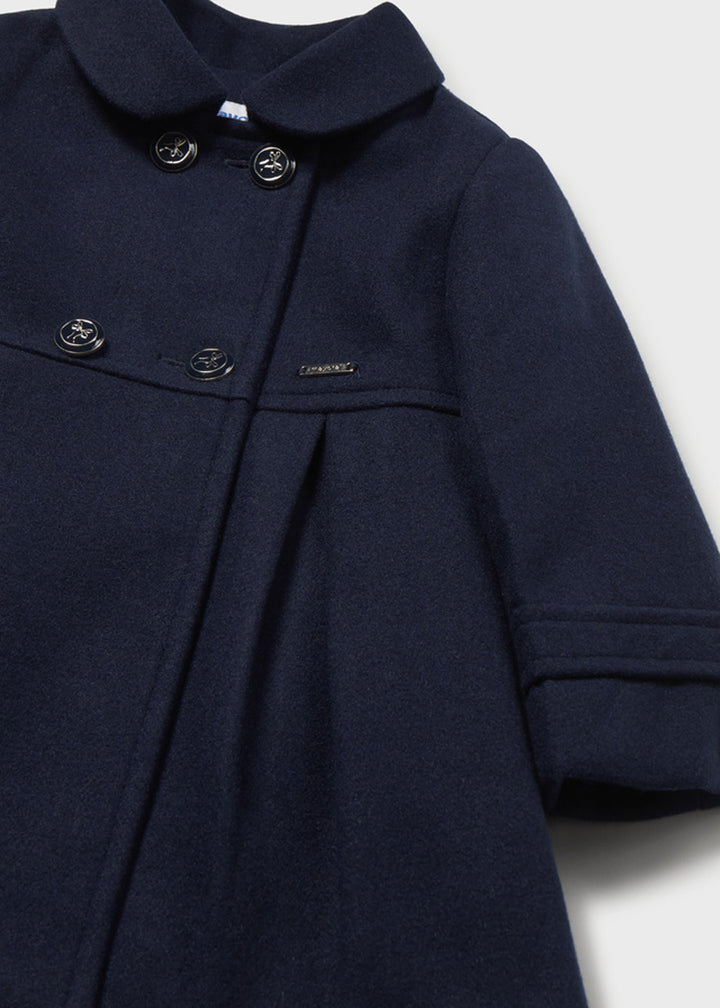 Cappotto da bambina Mayoral 2415 blu navy - dettaglio 2