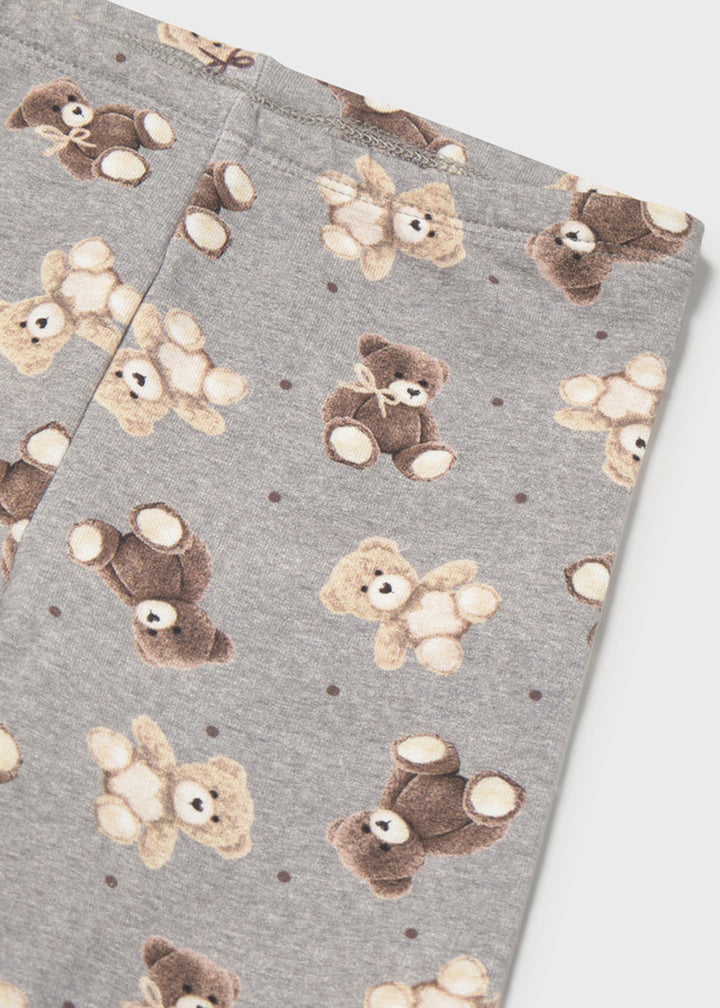 Leggings da bambina Mayoral 2779 grigio con stampa - dettaglio 2