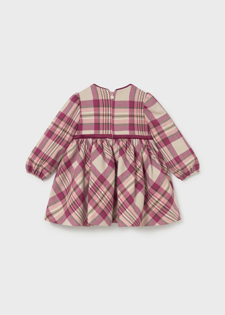Abito da bambina Mayoral 2944 rosa a quadri - dettaglio 1