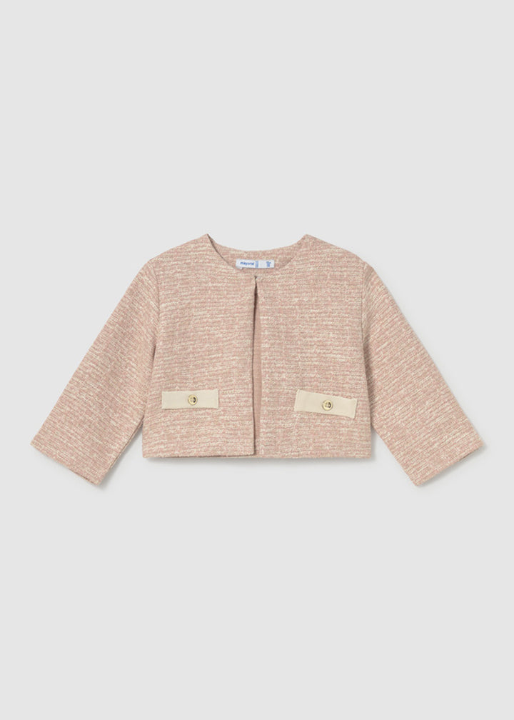 Completo da bambina Mayoral 2954 panna e beige - dettaglio 1