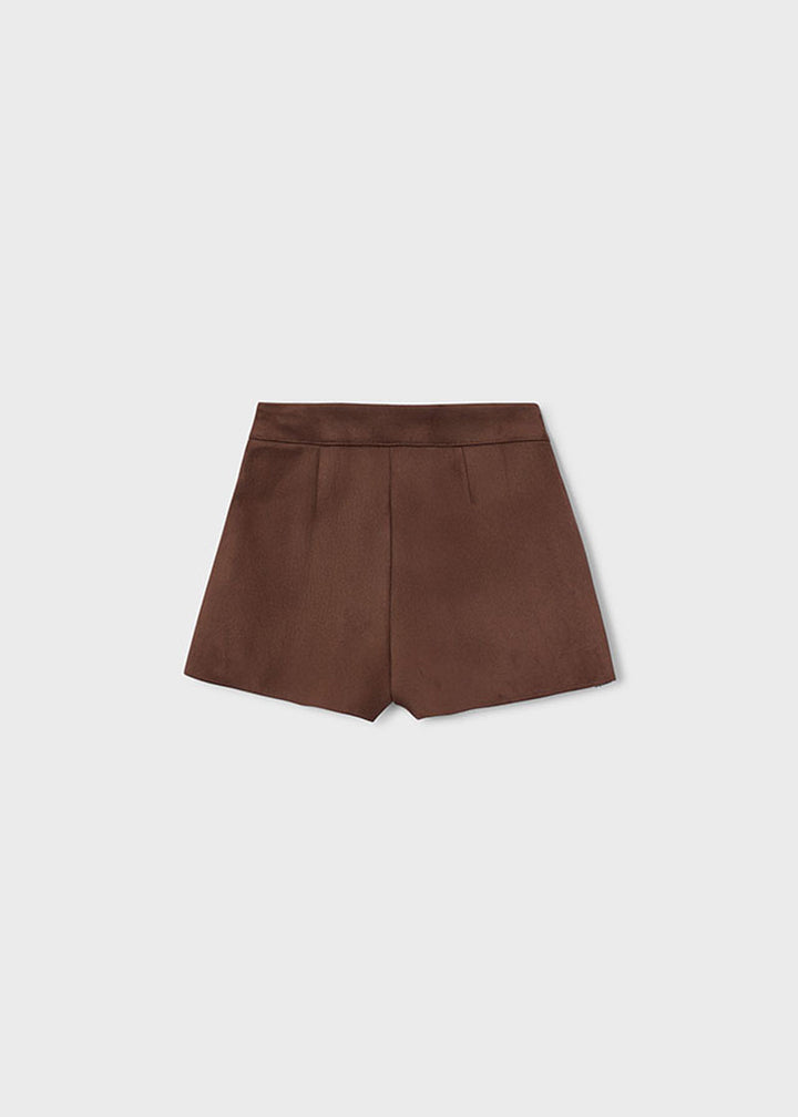 Shorts da bambina Mayoral 4228 castagna - dettaglio 1