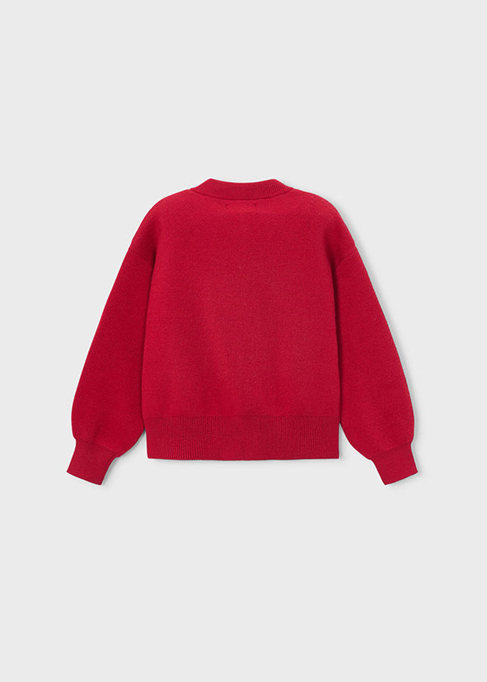 Cardigan da bambina Mayoral 4326 rosso - dettaglio 1