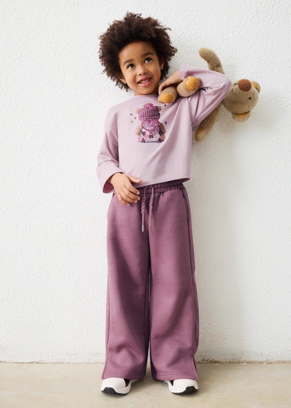 Pantalone da bambina Mayoral 4518 viola - dettaglio 3
