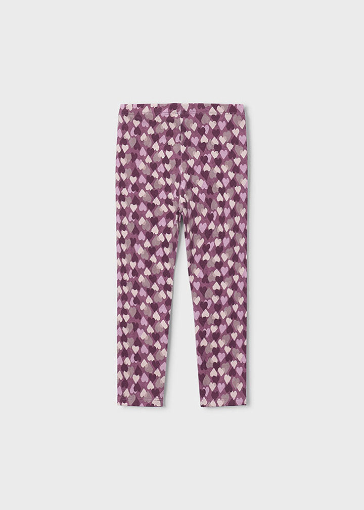 Leggings da bambina Mayoral 4701 malva fantasia - dettaglio 1