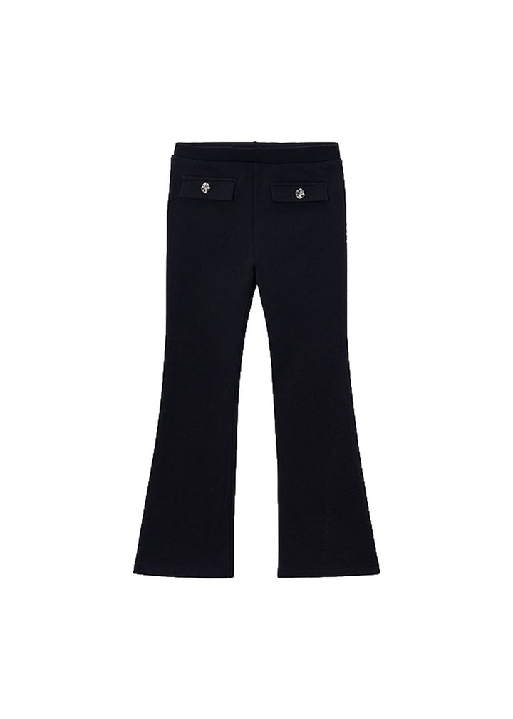 Leggings da bambina Mayoral 4731 nero - vista frontale