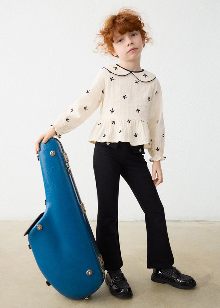 Leggings da bambina Mayoral 4731 nero - dettaglio 3
