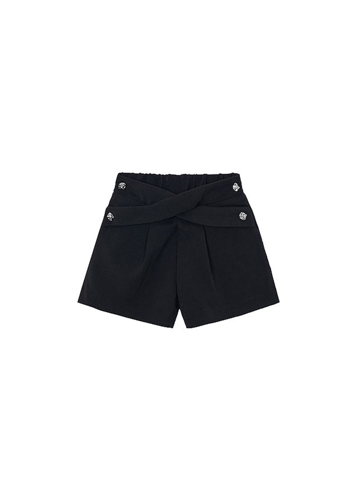 Gonna da bambina Mayoral 4909 nero - vista frontale